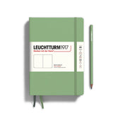 Leuchtturm 1917 A5 Hardcover Notebook Sage Blank