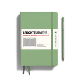 Leuchtturm 1917 A5 Hardcover Notebook Sage Grid