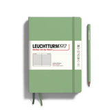 Leuchtturm 1917 A5 Hardcover Notebook Sage Lined 