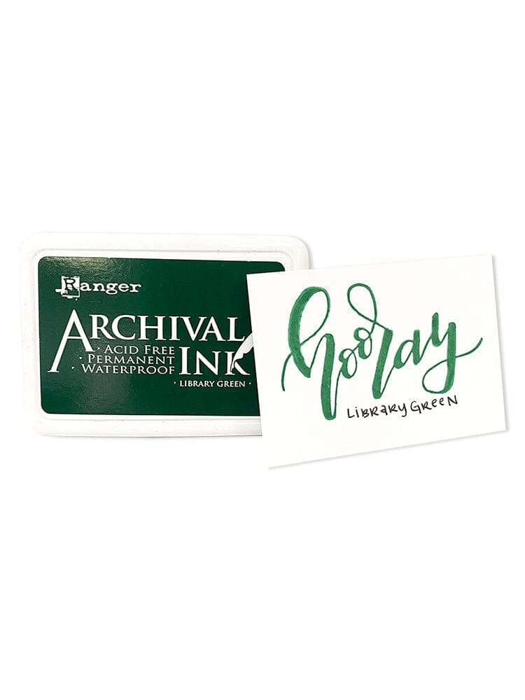 Ranger Ink Archival Ink Pads in Library Green Ink