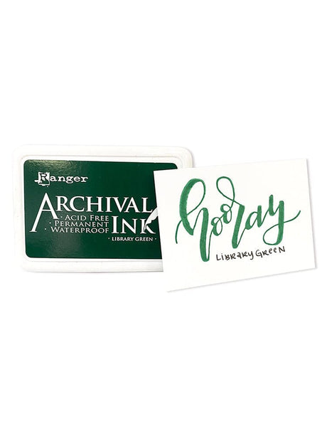 Ranger Ink Archival Ink Pads in Library Green Ink