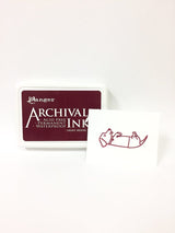Ranger Ink Archival Ink Pads in Light House Burgundy Ink