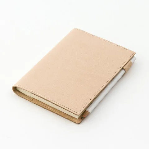 MD Product Goat Leather Cover A6 with Pencil