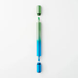 Tom's Studio Ori Refillable Highlighters Blue and Green Uncapped