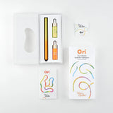 Tom's Studio Ori Refillable Highlighters Orange and Yellow in Box