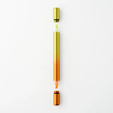 Tom's Studio Ori Refillable Highlighters Yellow and Orange Uncapped