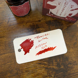 Teranishi Guitar Ink Bottle Modern Red Swatch