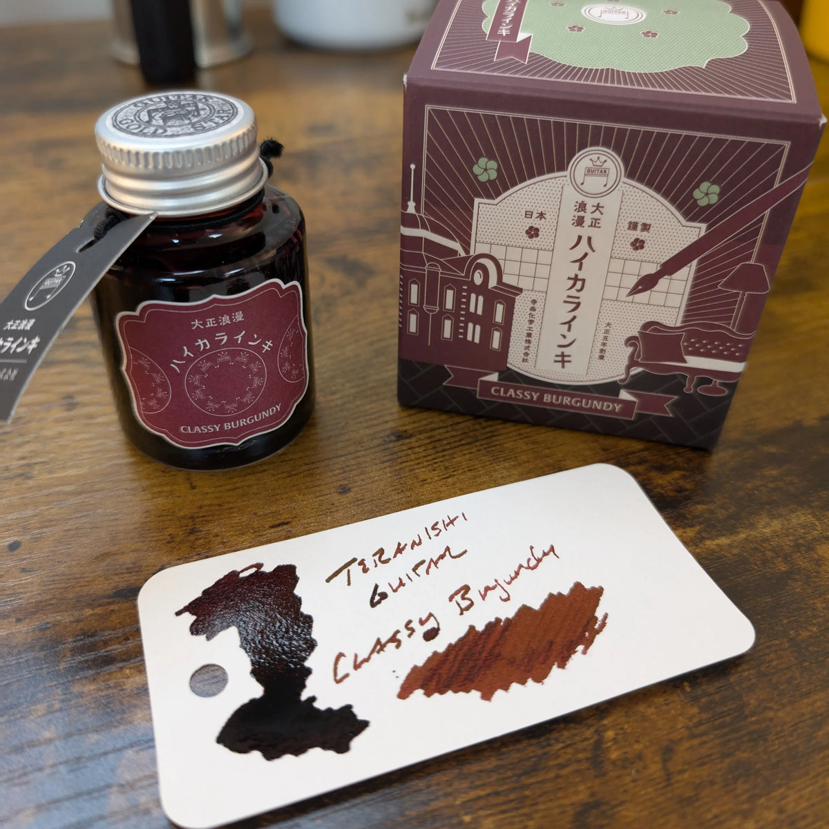 Teranishi Guitar Ink Bottle Classy Burgundy