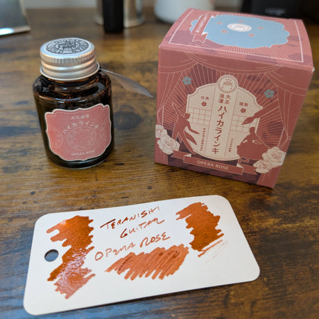 Teranishi Guitar Ink Bottle Opera Rose