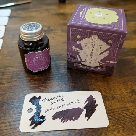 Teranishi Guitar Ink Bottle Innocent Mauve 
