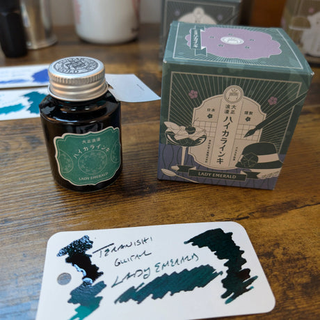 Teranishi Guitar Ink Bottle Lady Emerald