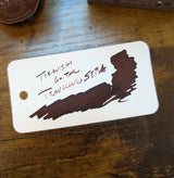 Teranishi Guitar Ink Bottle Traveling Sepia Swatch