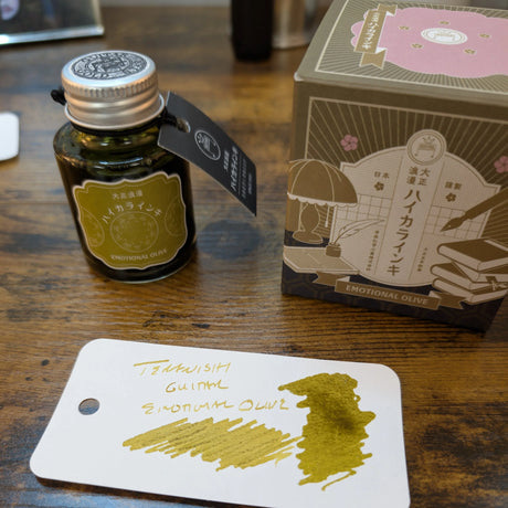 Teranishi Guitar Ink Bottle Emotional Olive