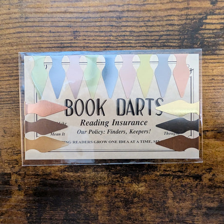 Book Darts Bookmark Sleeve Mixed