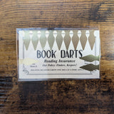 Book Darts Bookmark Sleeve Brass