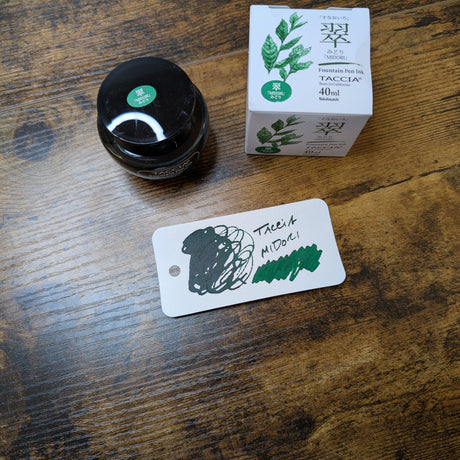 Taccia Fountain Pen Inks Standard Line Midori