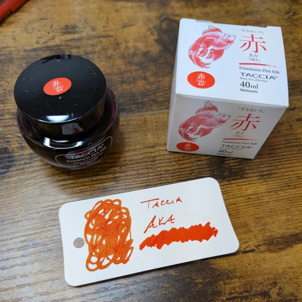 Taccia Fountain Pen Inks Standard Line Aka