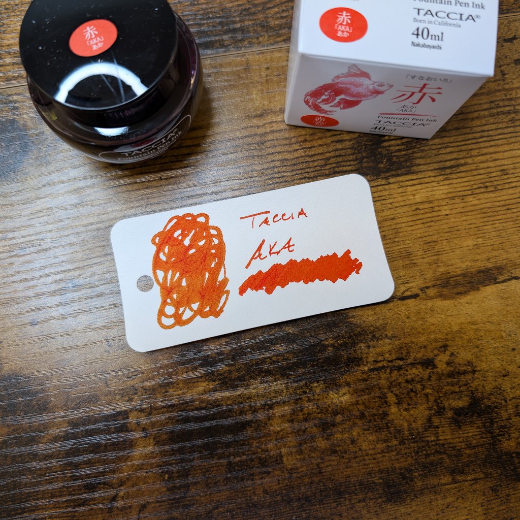 Taccia Fountain Pen Inks Standard Line Aka Swatch