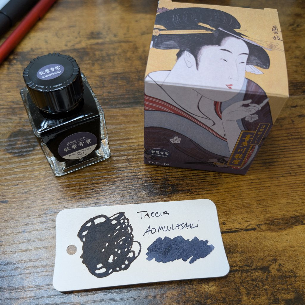 Taccia Ukiyo-e Fountain Pen Ink Series 2 Aomurasaki