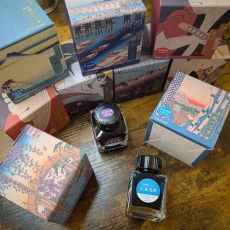 Taccia Ukiyo-e Fountain Pen Ink Series 2 Bottles