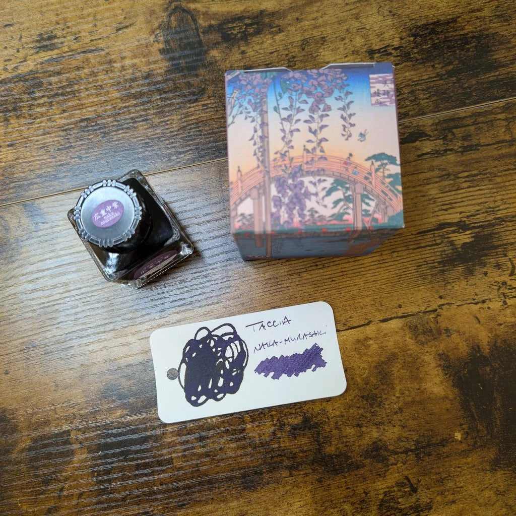 Taccia Ukiyo-e Fountain Pen Ink Series 2 Nakamurasaki Swatch