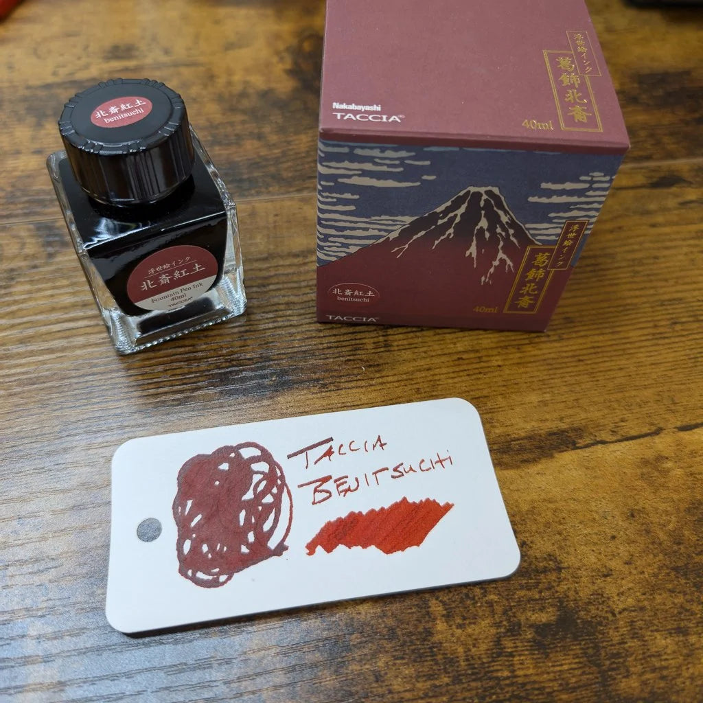 Taccia Ukiyo-e Fountain Pen Ink Series 1 Benitsuchi
