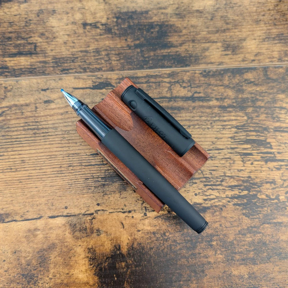 Pilot Explorer Rollerball Pens Matte Black Uncapped