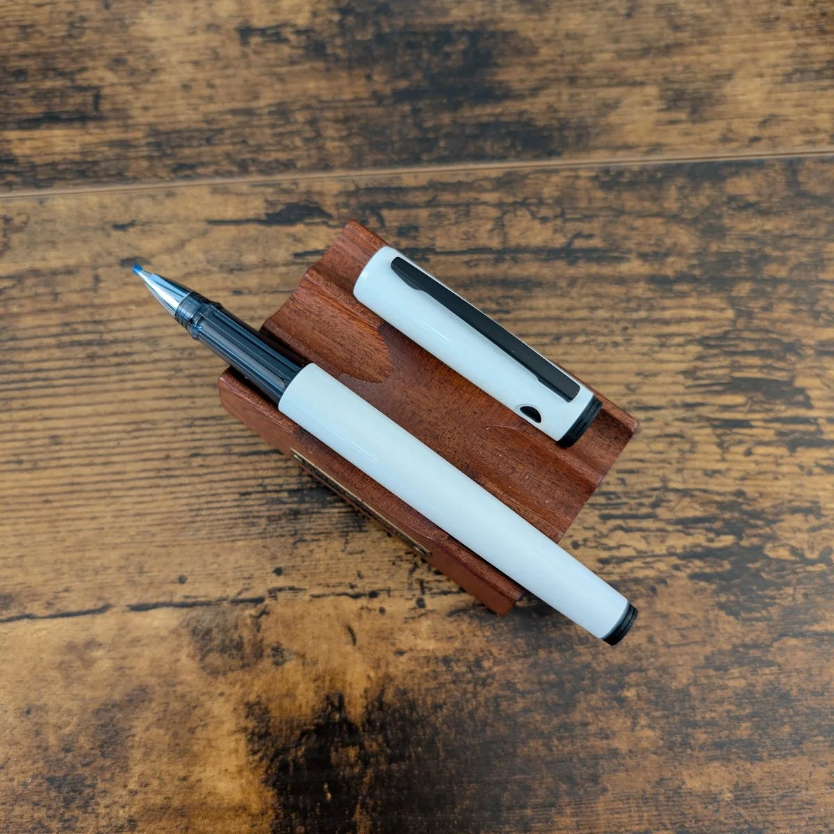 Pilot Explorer Rollerball Pens White Uncapped