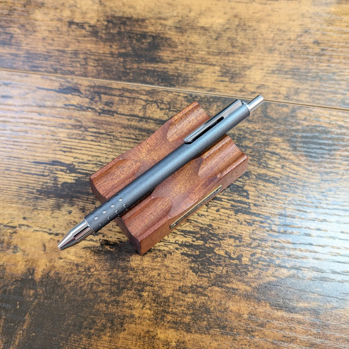 Lamy Swift Capless Rollerball Graphite on Pen Stand