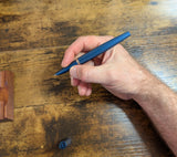 Diplomat Viper Fountain Pen in hand uncapped
