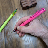 Lamy Safari Special Edition Neon Pink Fountain Pens Posted