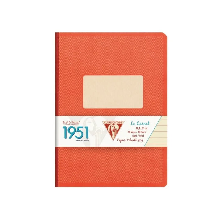 Clairefontaine 1951 Clothbound A5 Notebook Red