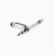 TWSBI Vac700R Iris Fountain Pen Uncapped on a White Background