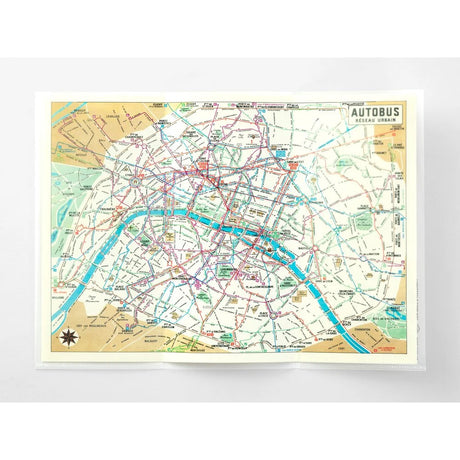 TRAVELER'S Notebook PVC Three-Fold File Map