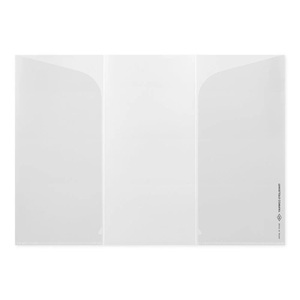TRAVELER'S Notebook PVC Three-Fold File Clear Open