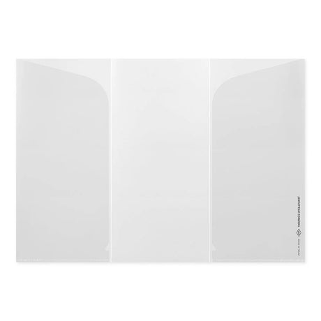TRAVELER'S Notebook PVC Three-Fold File Clear Open