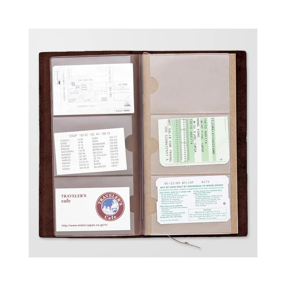 TRAVELER'S Notebook Standard Card File In Use