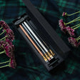 Blackwing Pencil Essentials Set showing pencils with sharpener and point guard