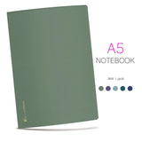 Wonderland222 A5 Notebooks 368 Page Tomoe River Grid showing all available colors