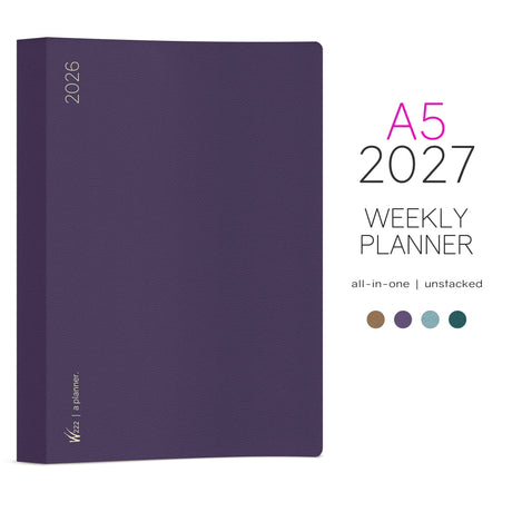 Wonderland222 2027 A5 All-in-One Weekly Planner Cover Image