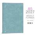 Wonderland222 2027 A5 Weekly Planner Core Stacked Weekends Layout Cover Image showing color options