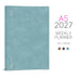 Wonderland222 2027 A5 Weekly Planner Core Stacked Weekends Layout Cover Image showing color options