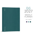 Wonderland222 2027 B6 Weekly Planner Core Stacked Weekends Layout Cover Image with All Colors