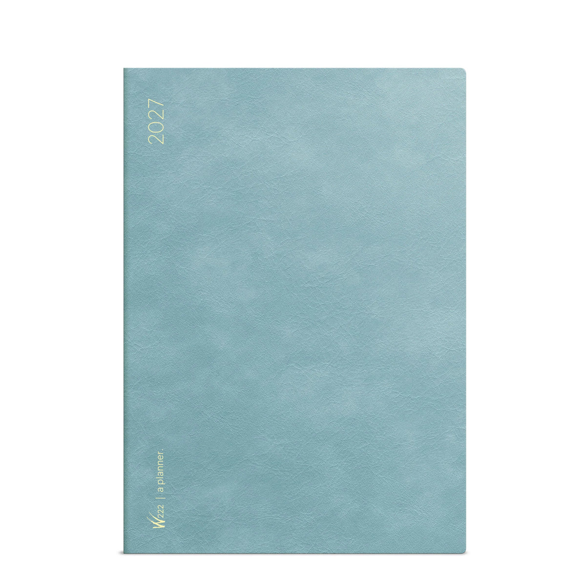 Wonderland222 2027 A5 Core Unstacked Weekends Planner in Glacial Veil