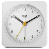 Braun Large Travel Alarm Clock White