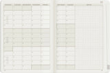 Wonderland222 2027 A6 Planner Core Stacked Weekends Quarterly Page