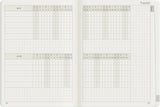 Wonderland222 2027 A6 Planner Core Stacked Weekends Tracker Page