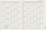 Wonderland222 2027 A6 Planner Core Stacked Weekends Yearly 2027 layout