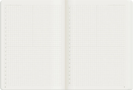 Wonderland222 B6 Tomoe River Paper Notebook Grid Layout