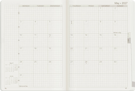 Wonderland222 2027 Monthly Calendar Layout Following Month